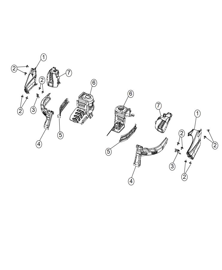 Fenders and Related Parts. Diagram