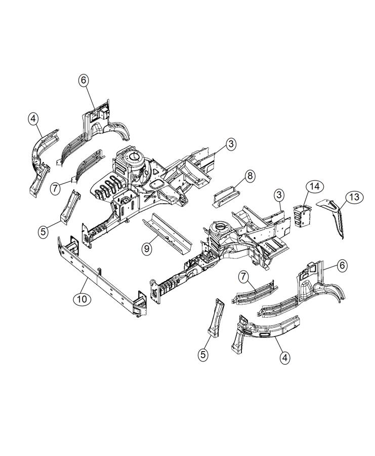 Frame, Front. Diagram