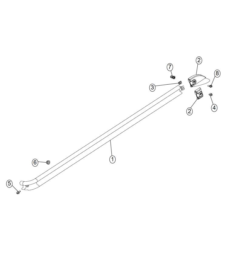 Diagram Sliding Door Guide. for your Chrysler 300  M