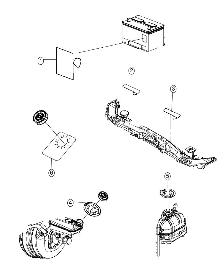 Diagram Engine Compartment. for your Dodge Durango  