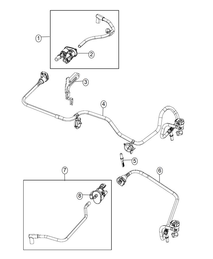 Emission Control Vacuum Harness. Diagram