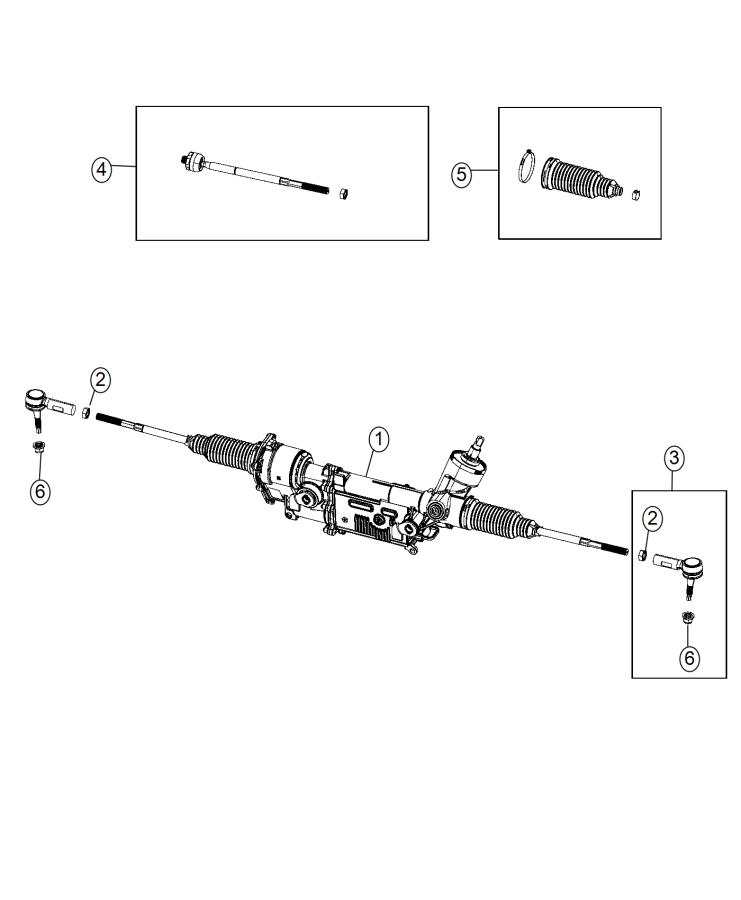 Diagram Gear Rack and Pinion, Electric. for your 2011 Dodge Durango   