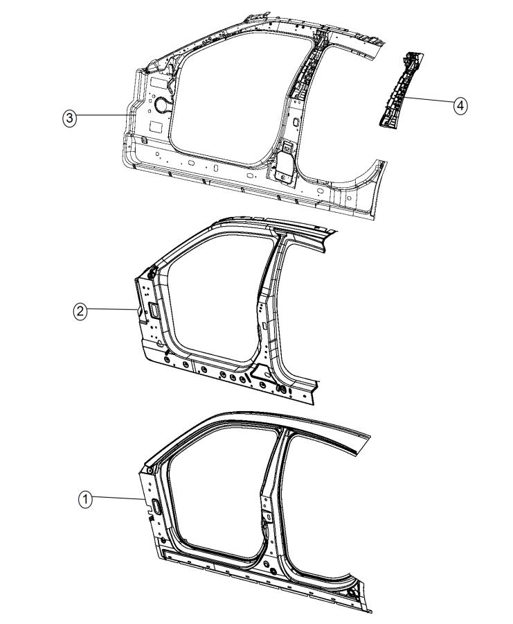 Diagram Front Aperture Panel. for your Dodge