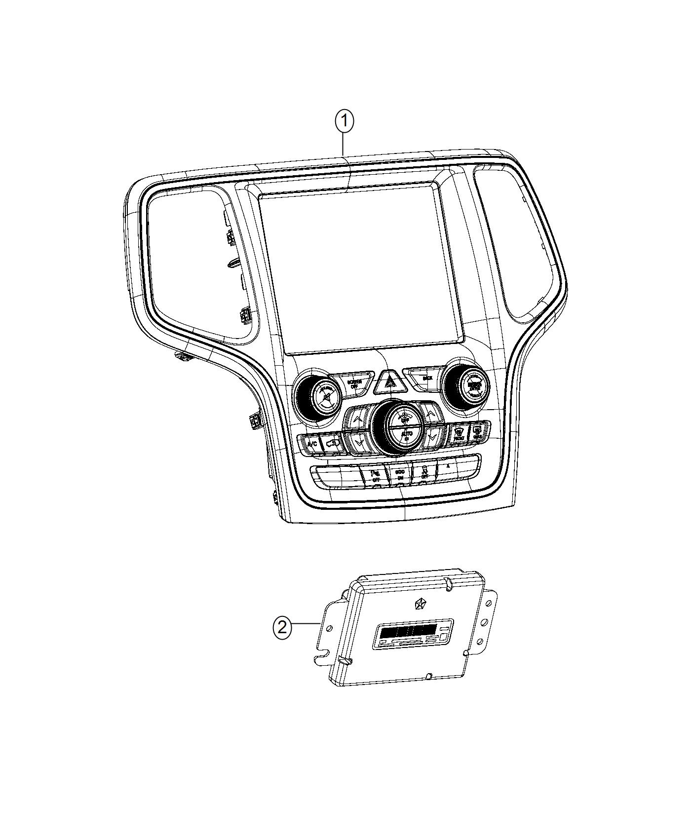 Diagram Switches, Heating And Air Conditioning. for your Chrysler 300  M