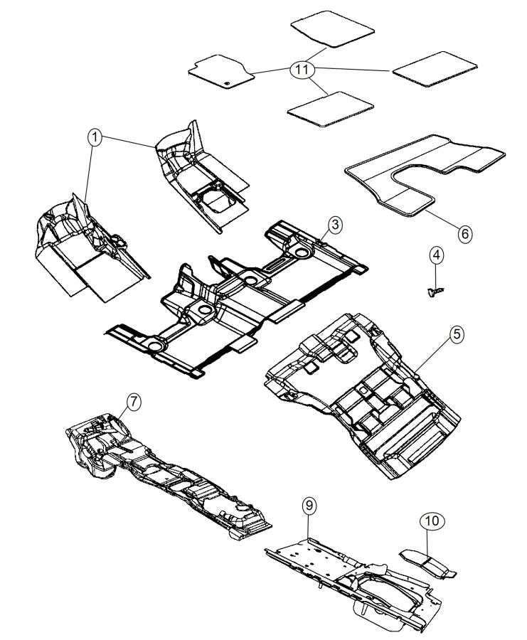 Diagram Carpet Complete. for your Dodge