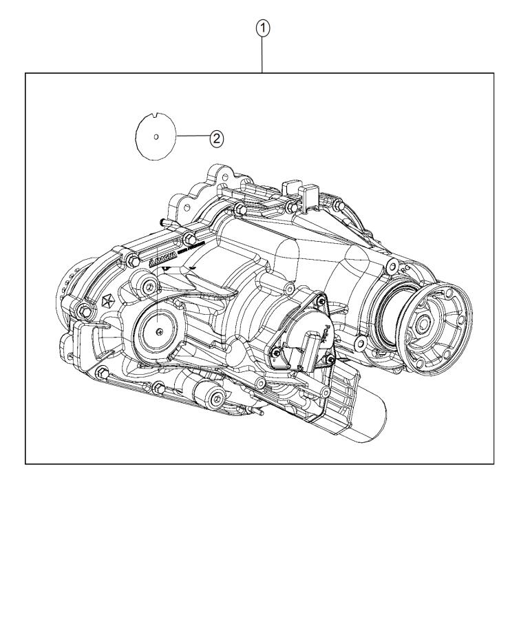 Diagram Tranfer Case Assembly. for your Dodge Challenger  