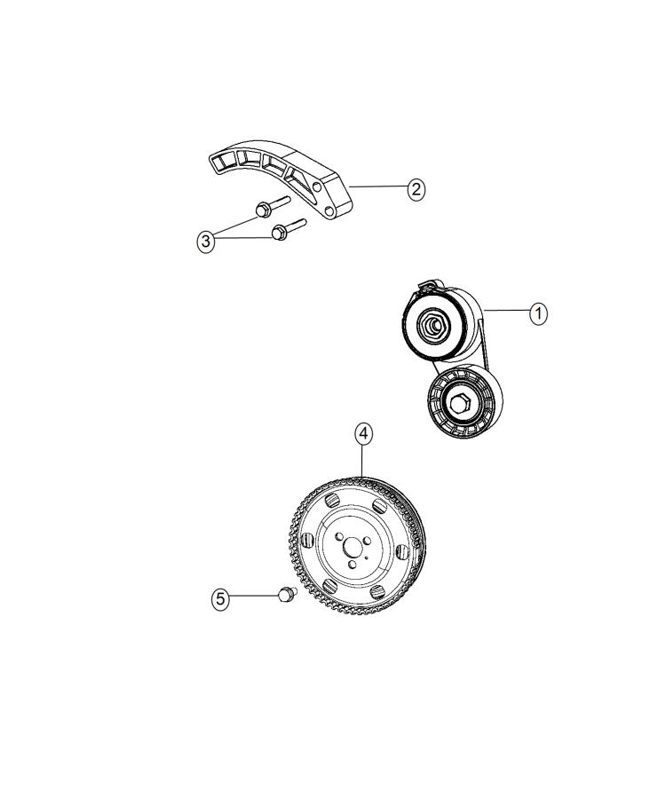 Diagram Pulleys and Related Parts. for your 2002 Chrysler 300  M 