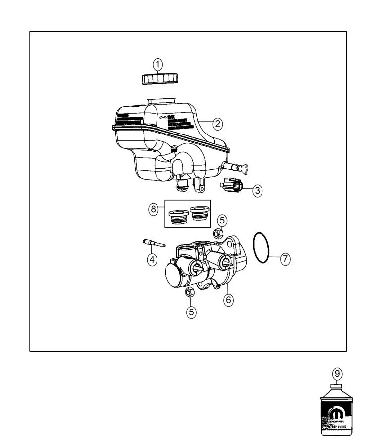 Diagram Master Cylinder. for your Chrysler