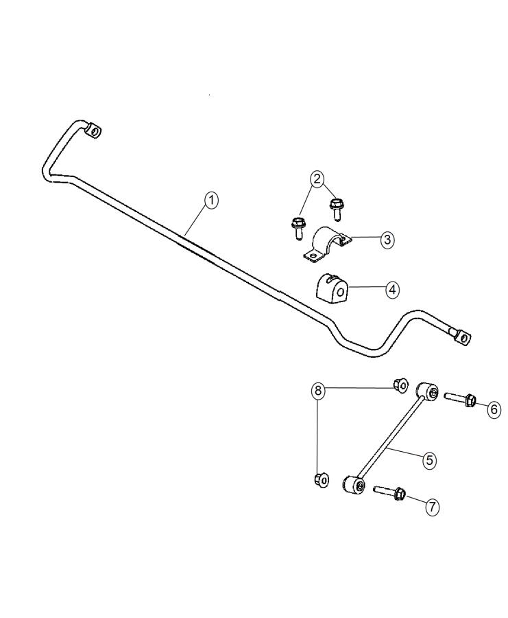 Stabilizer Bar,Rear. Diagram