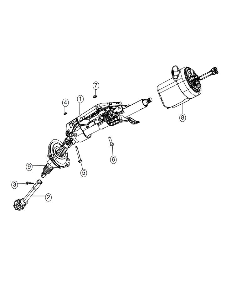 Diagram Steering Column. for your 2013 Dodge Challenger   