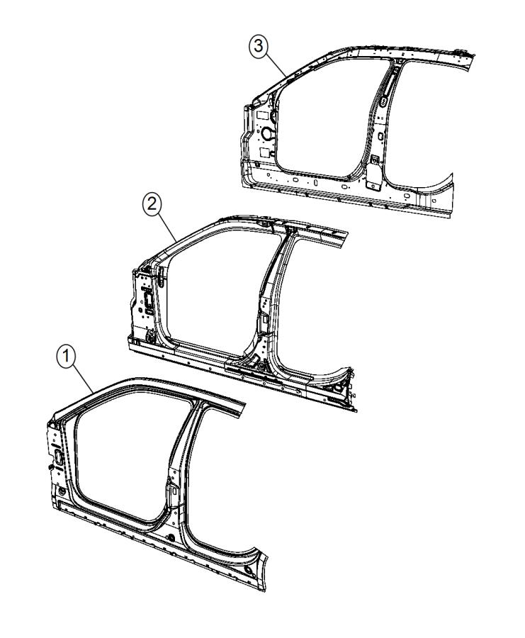 Diagram Front Aperture Panl. for your 2015 Chrysler 300   