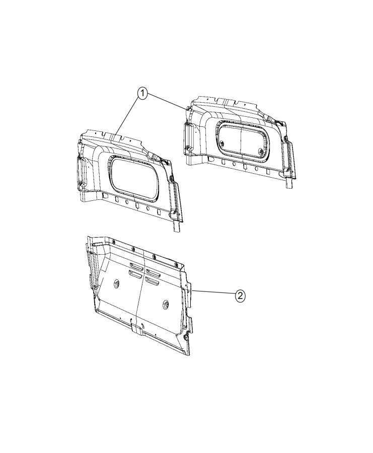 Diagram Partition Panel. for your Ram ProMaster City  