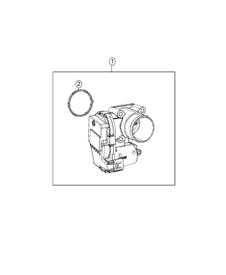 Diagram Throttle Body 1.4L [1.4L I4 MultiAir Turbo Engine]. for your 2002 Chrysler 300  M 