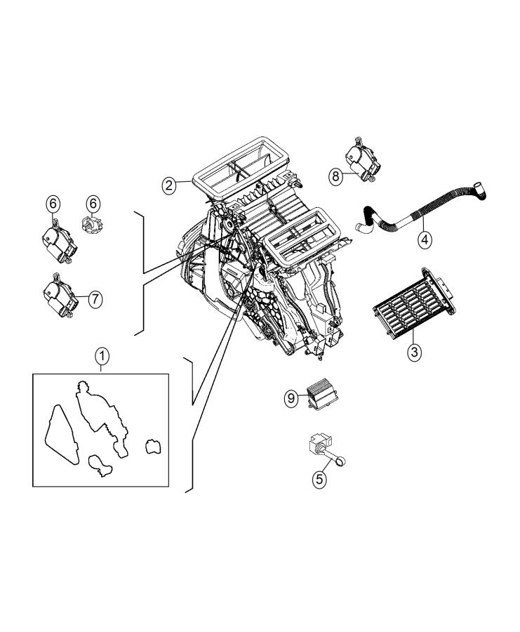 Module, A/C Resistor. Diagram