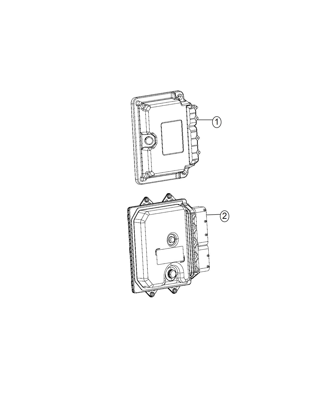 Diagram Module, Engine Compartment. for your 2021 Jeep Renegade   