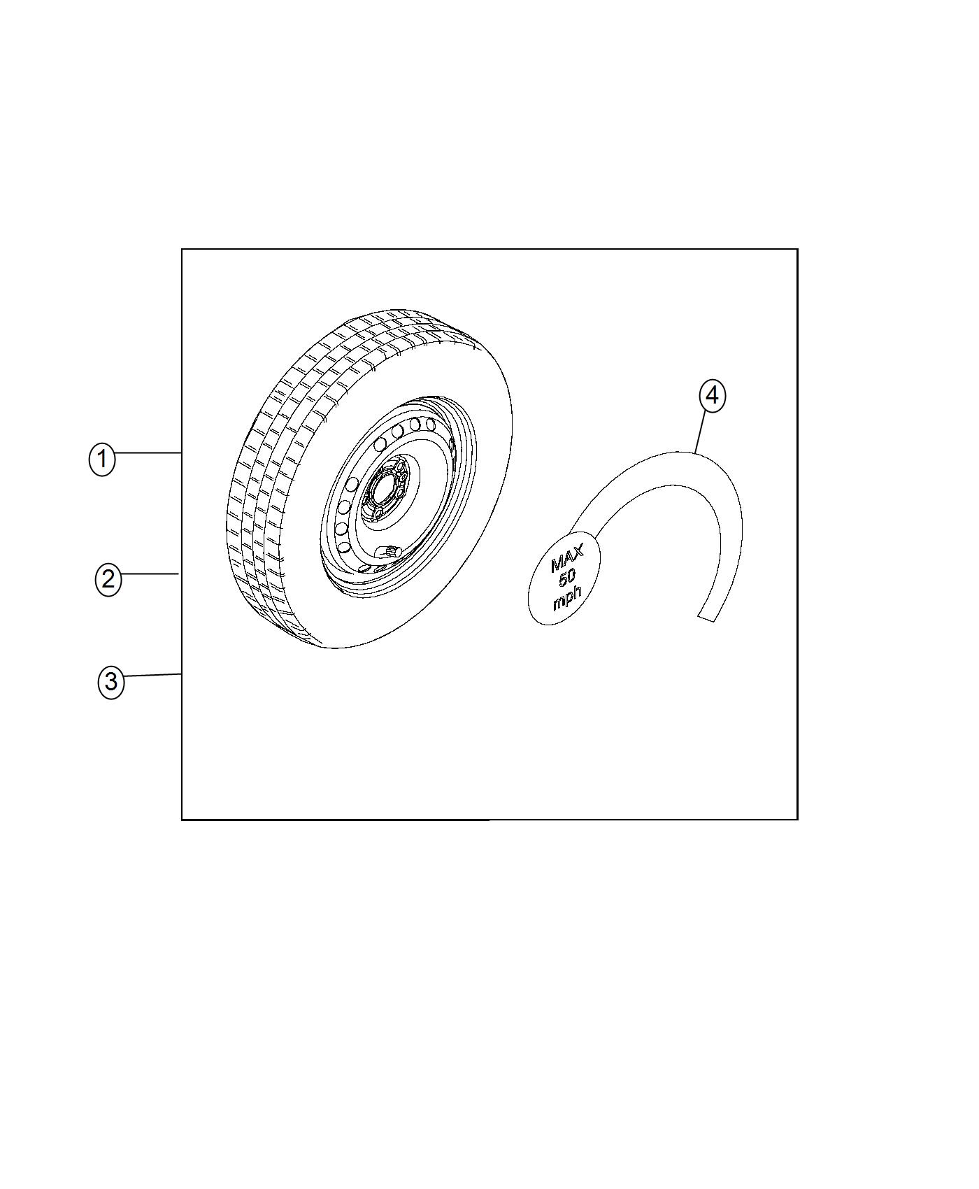 Spare Wheel. Diagram