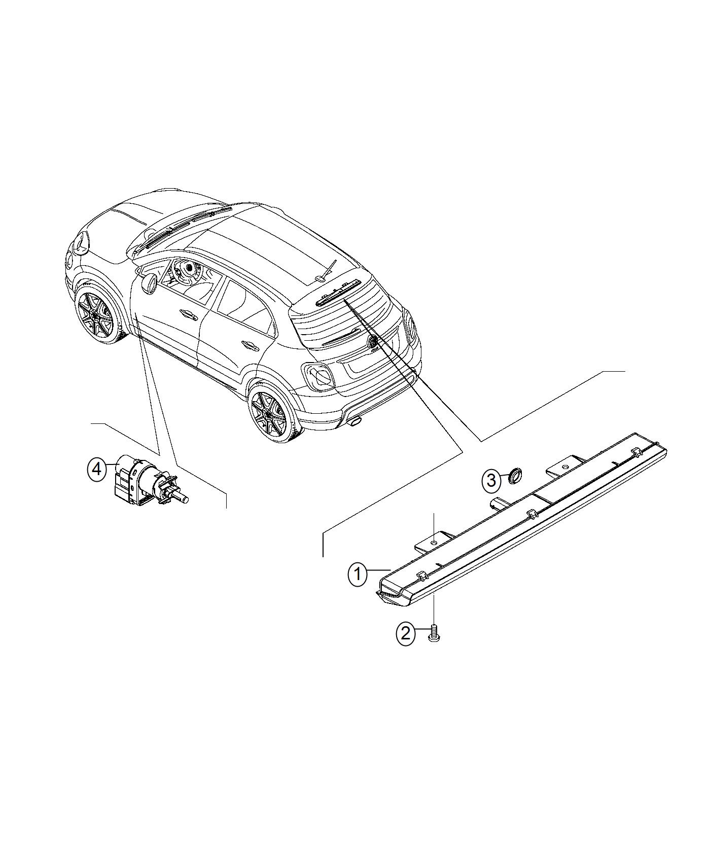 Diagram Switch, Brake Light. for your 2000 Chrysler 300  M 