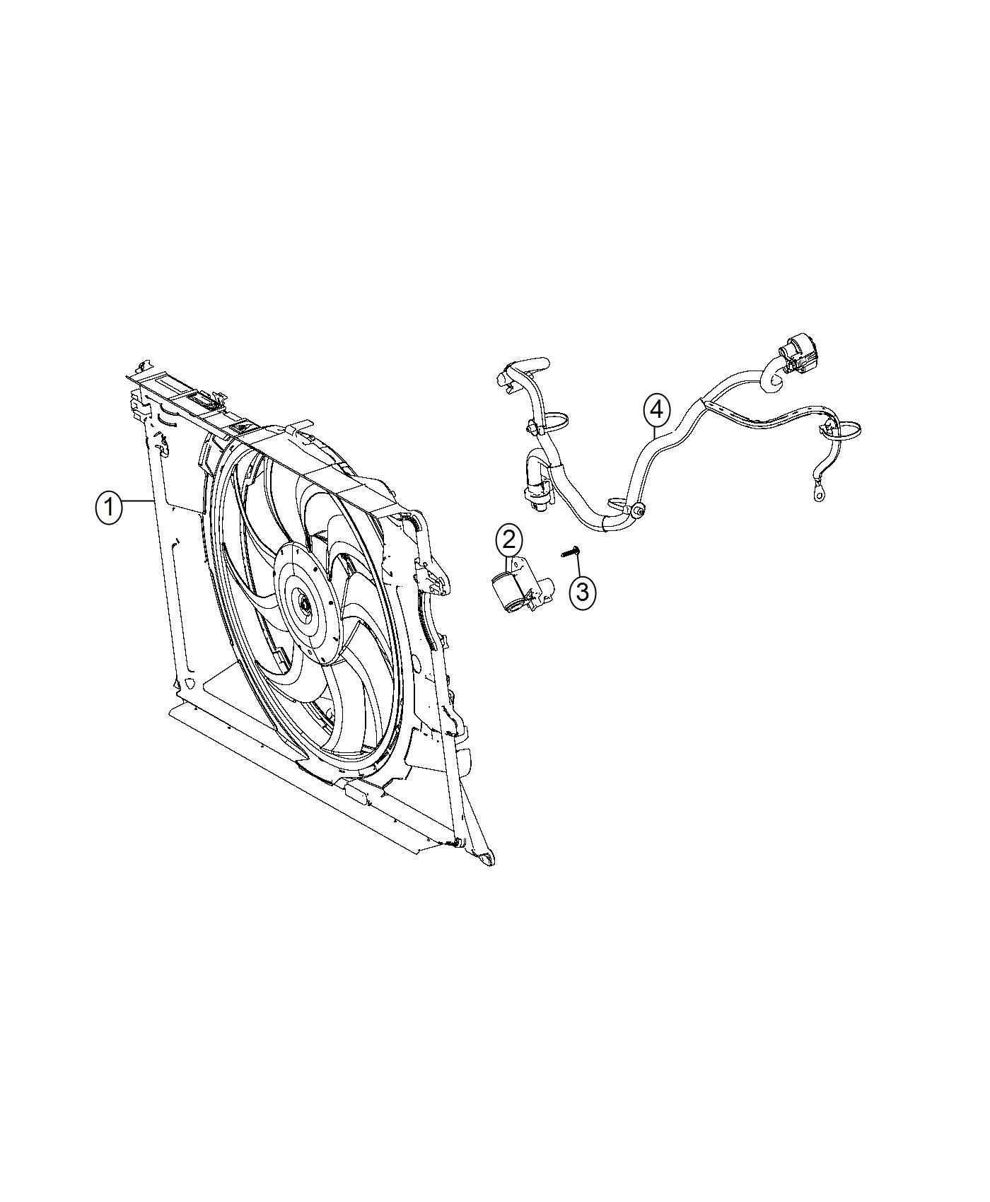 Wiring, Radiator Cooling Module. Diagram