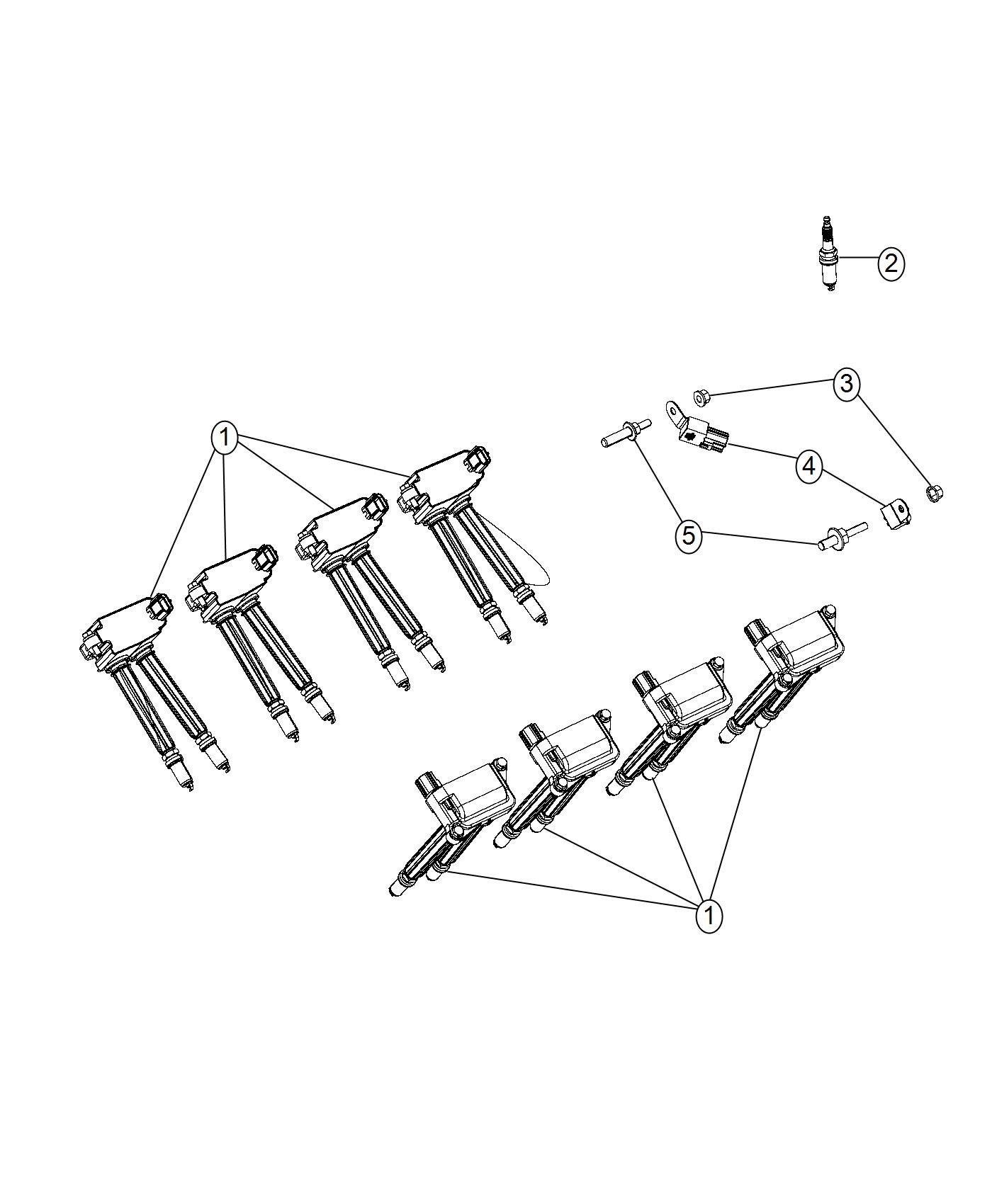 Ignition, Spark Plugs, Coils, And Capacitors. Diagram