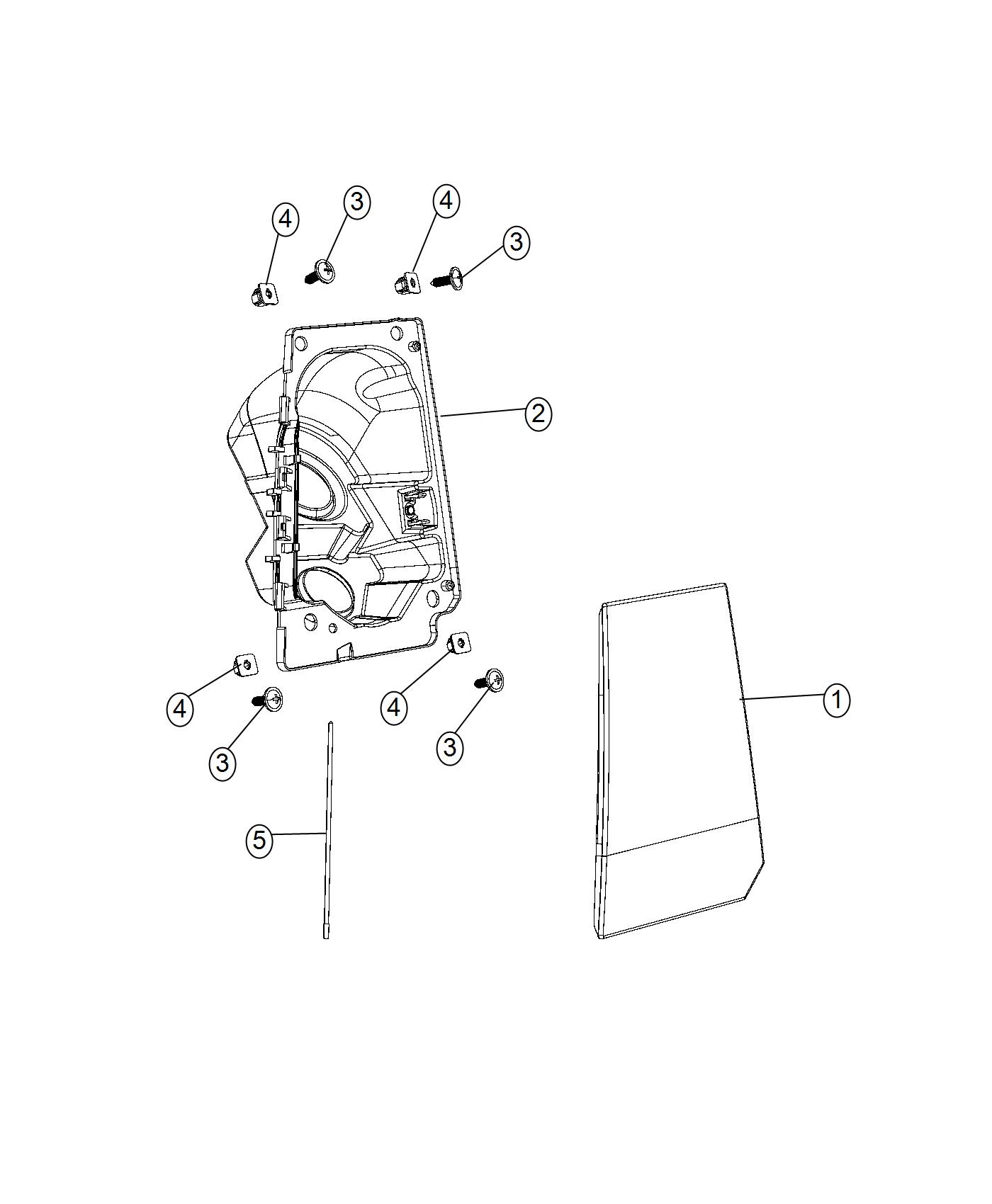 Diagram Fuel Filler Door. for your Ram 2500  