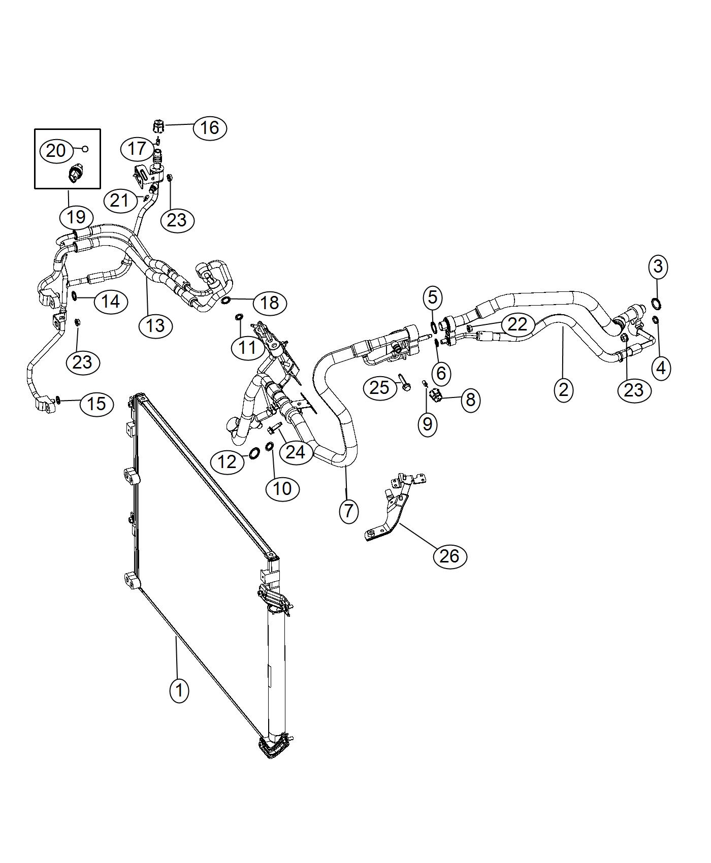 Diagram Air Conditioning Plumbing. for your 2004 Chrysler 300  M 