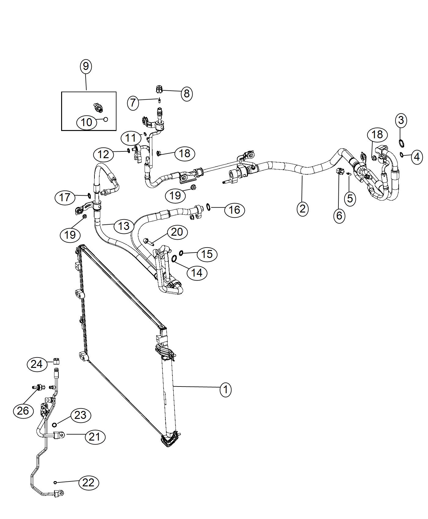 Diagram Air Conditioning Plumbing. for your 2004 Chrysler 300  M 