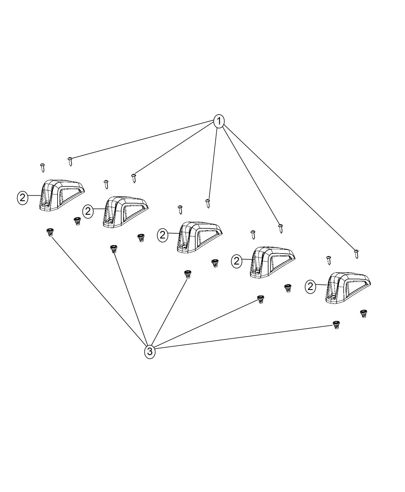 Diagram Lamps, Roof. for your 2016 Ram ProMaster  3500 CC LR 159" EXT. 