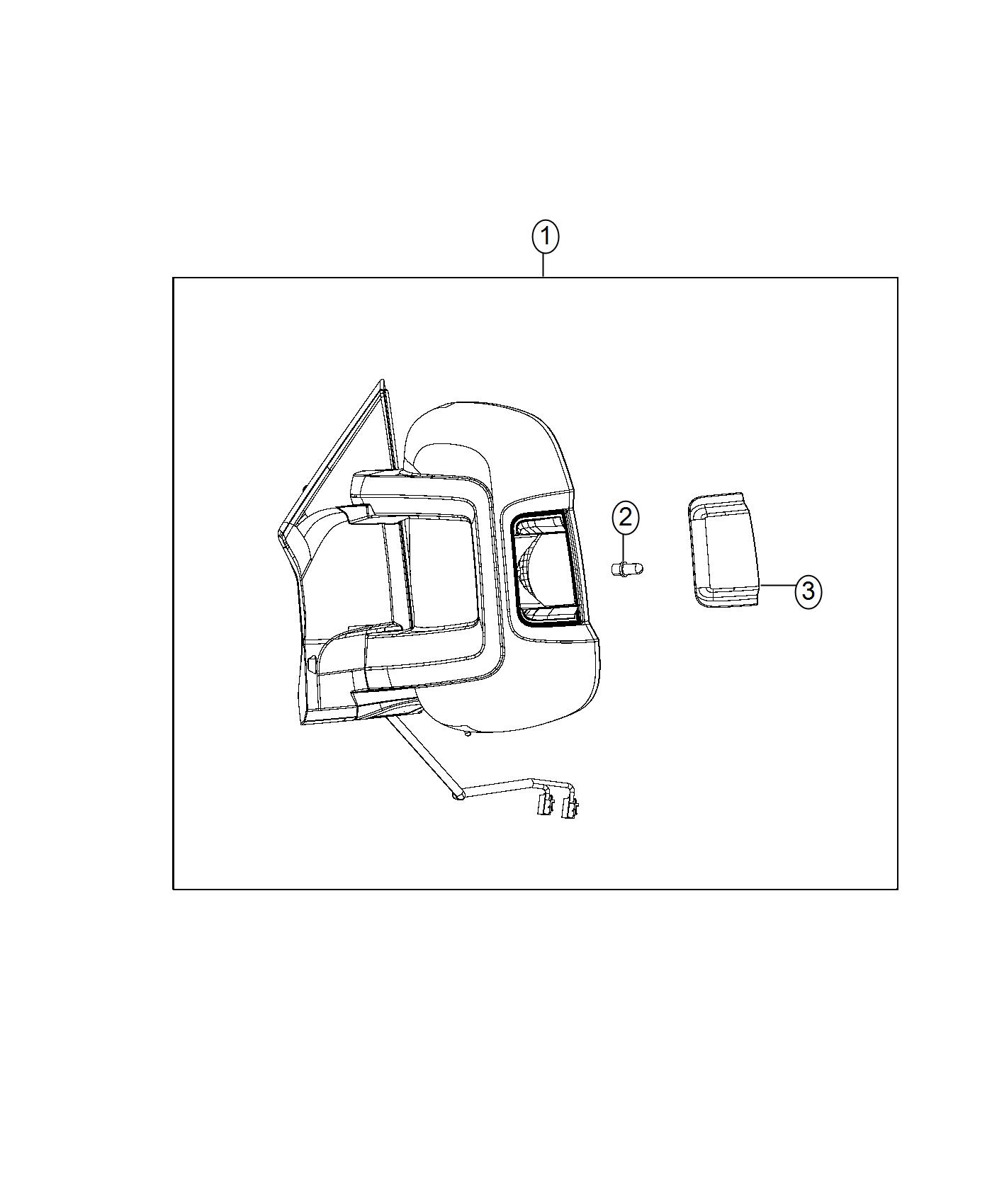 Diagram Lamps, Outside Mirror. for your 2004 Chrysler 300  M 