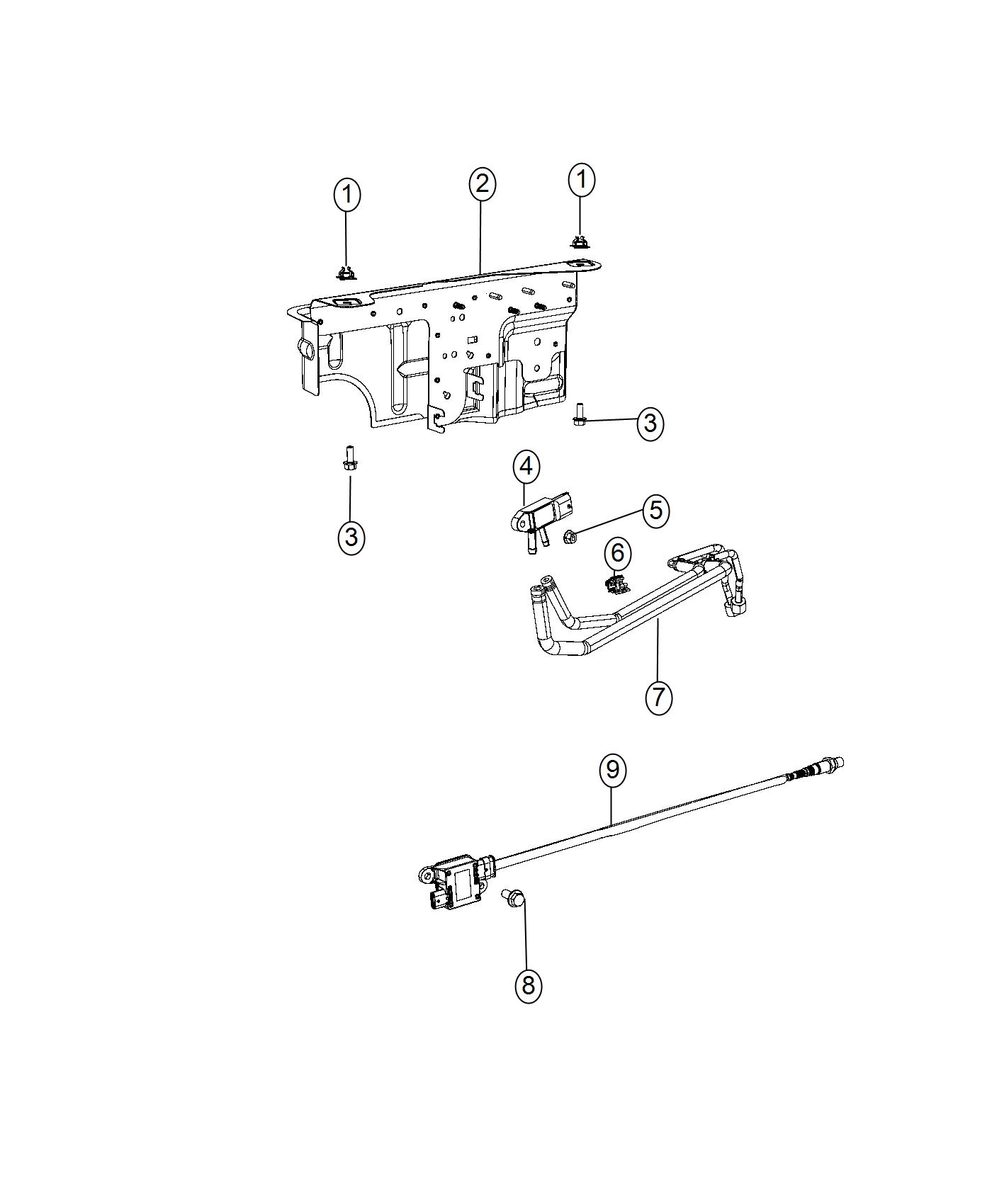 Differential Exhaust Pressure System. Diagram