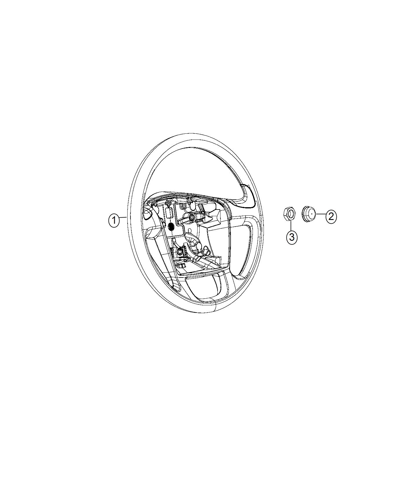 Full size assembly image of Steering Wheel. (1/1)