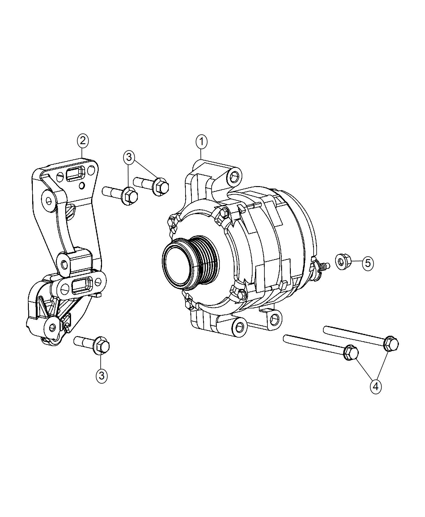 Diagram Generator/Alternator and Related Parts. for your Dodge