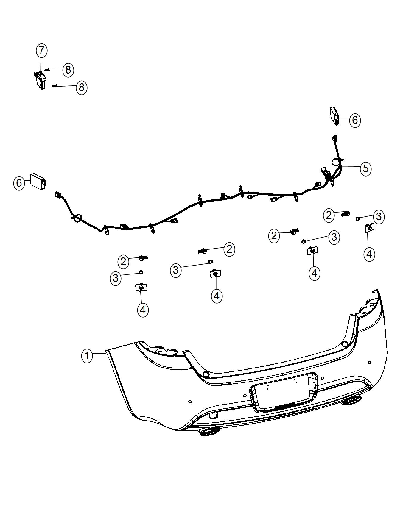 Diagram Park Assist. for your 2004 Chrysler 300  M 