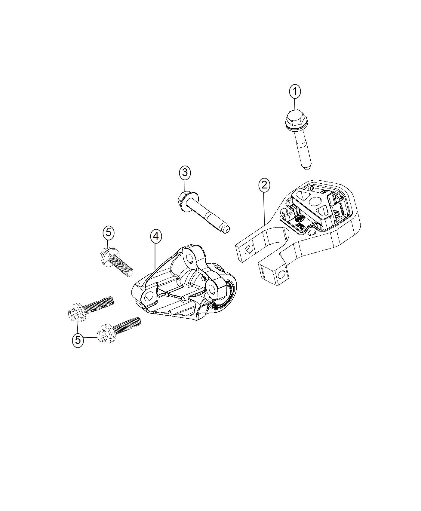 Engine Mounting Rear 3.6L [3.6L V6 24V VVT Engine]. Diagram