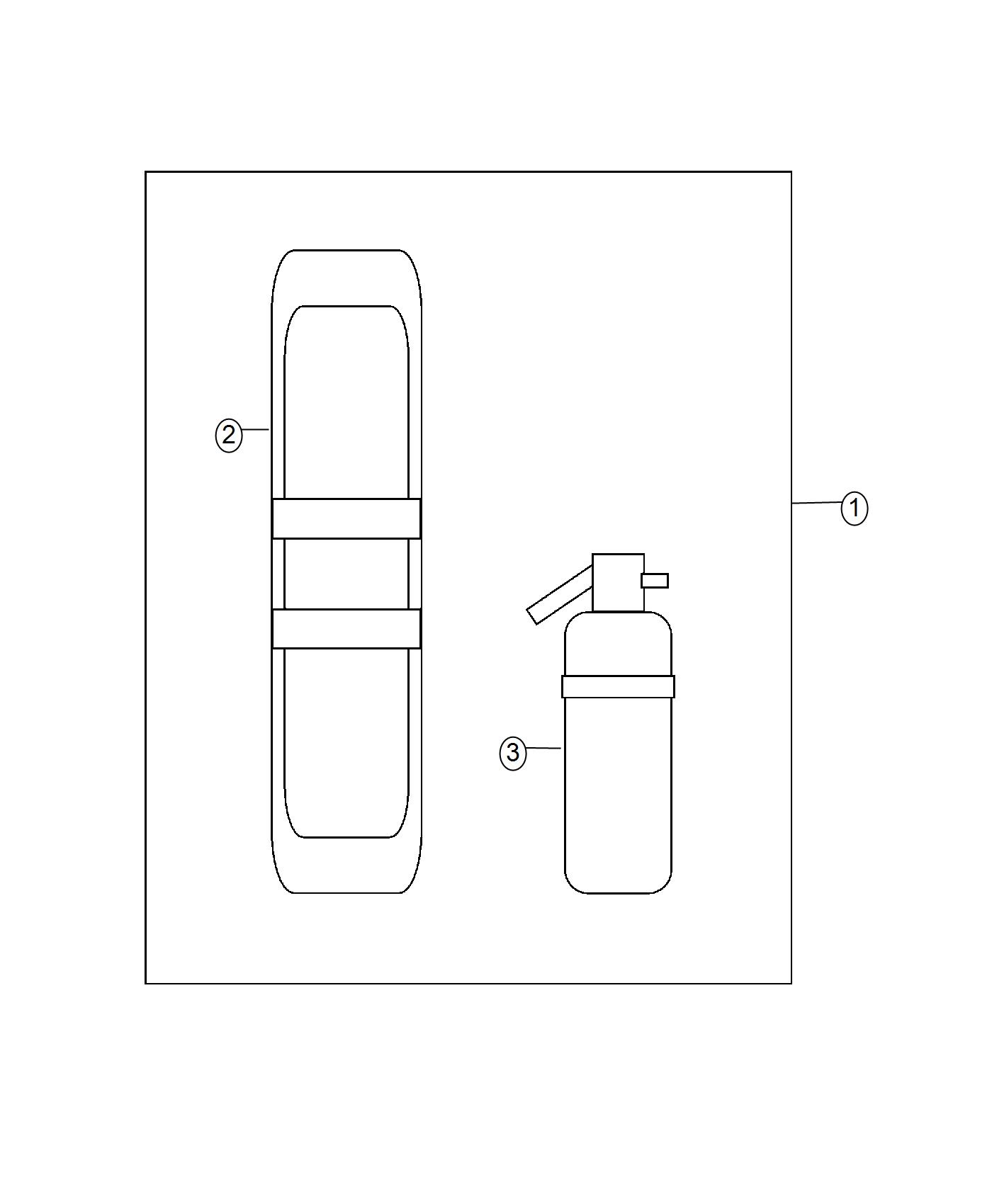 Diagram Emergency Kit. for your Dodge