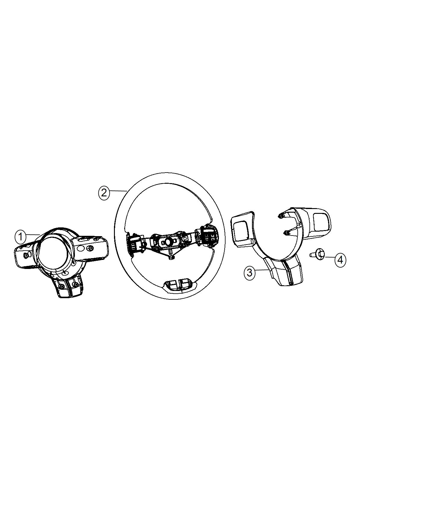 Steering Wheel Assembly. Diagram