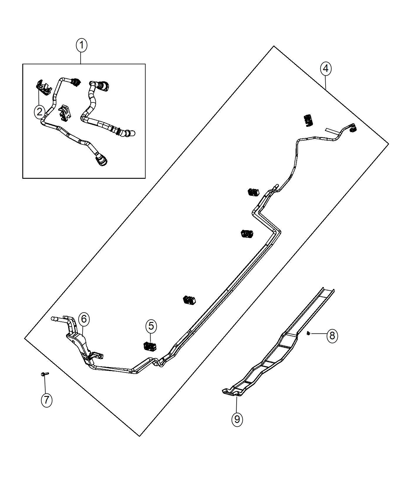 Diagram Fuel Lines. for your 2009 Dodge Sprinter 2500   