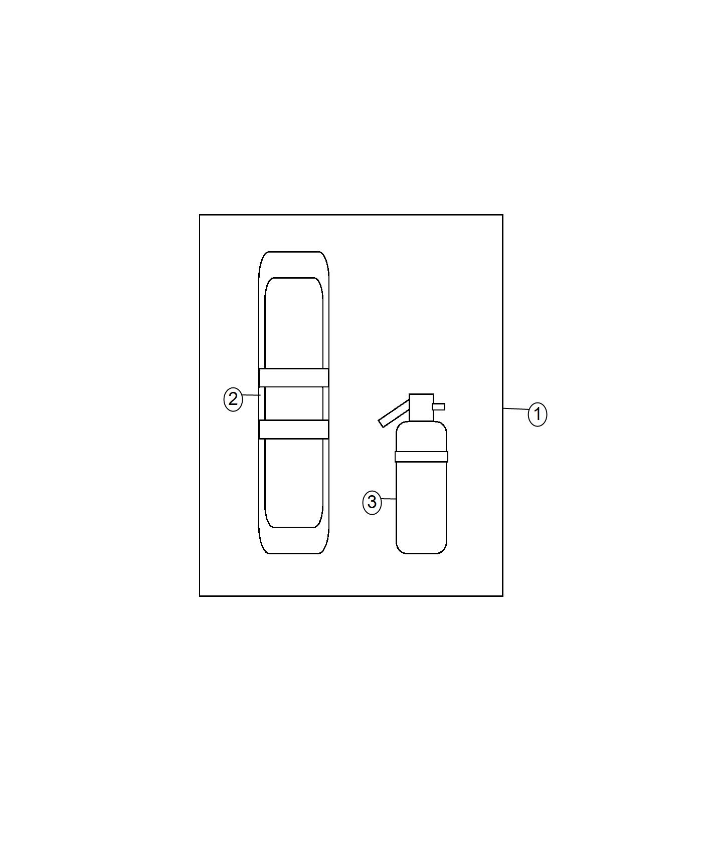 Diagram Emergency Kit. for your Dodge