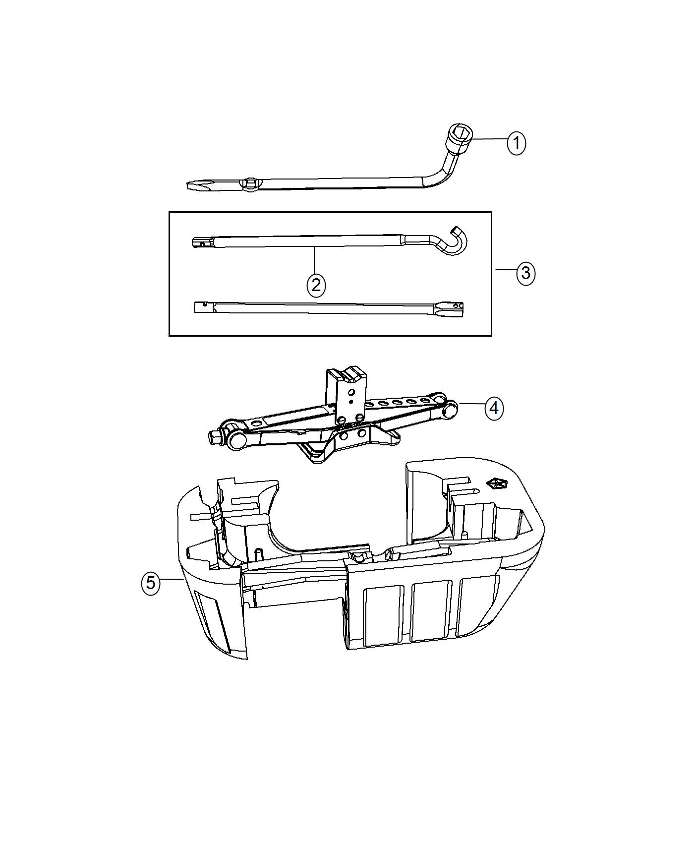 Diagram Jack Assembly. for your Dodge