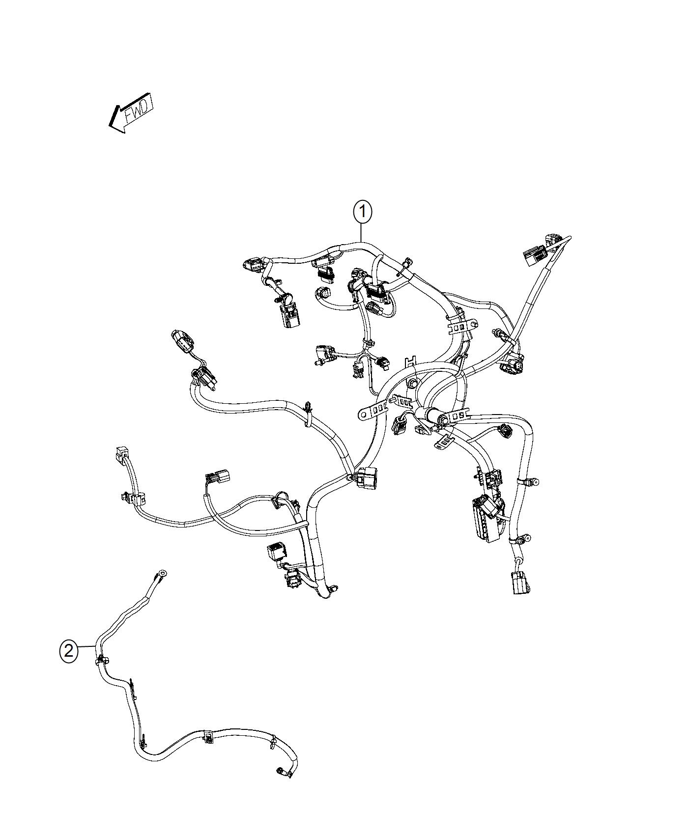 Diagram Wiring, Engine,6.7L Diesel [6.7L I6 Cummins Turbo Diesel Engine]. for your 2005 Ram 1500   