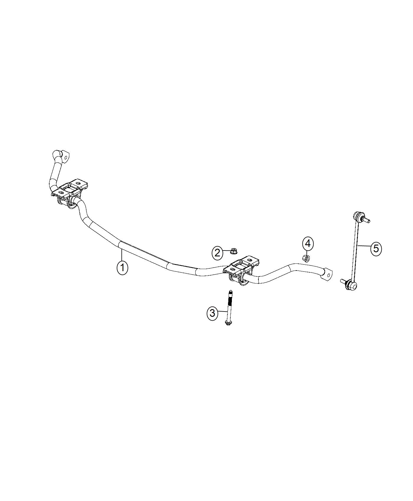 Diagram Front Stabilizer Bar. for your 2004 Chrysler 300  M 