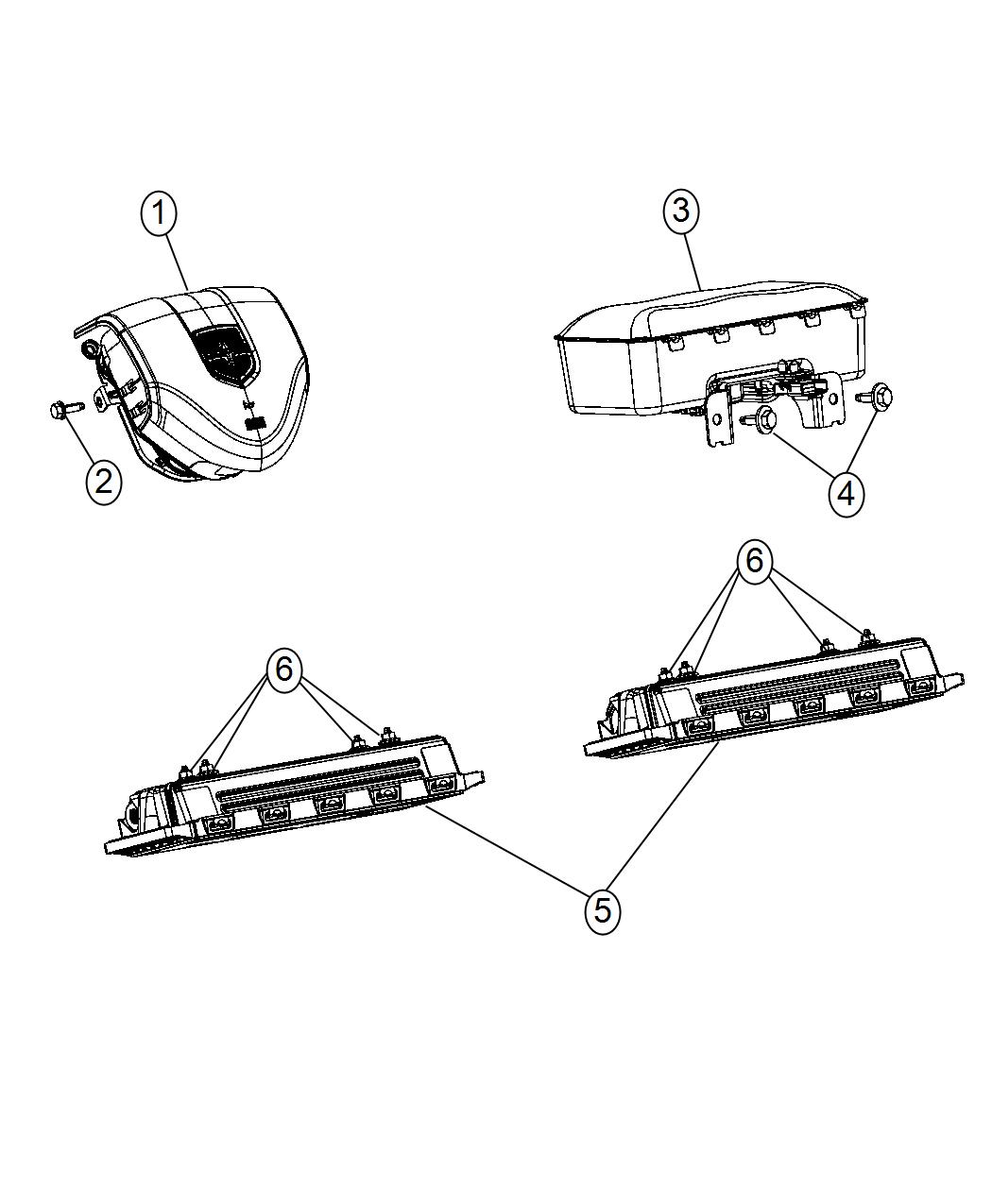 Diagram Air Bags Front. for your Dodge