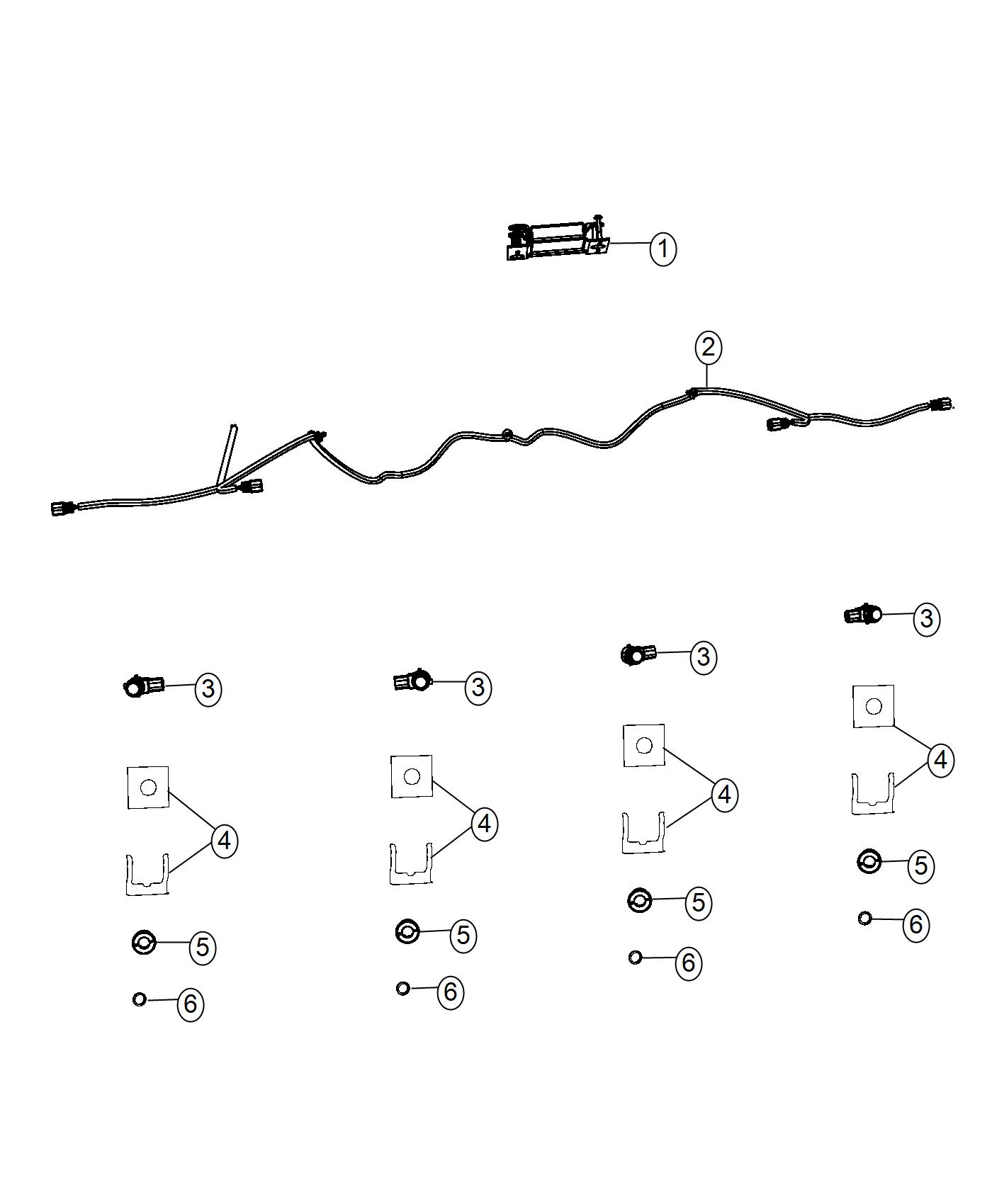 Diagram Park Assist, Rear. for your 2013 Ram 1500   