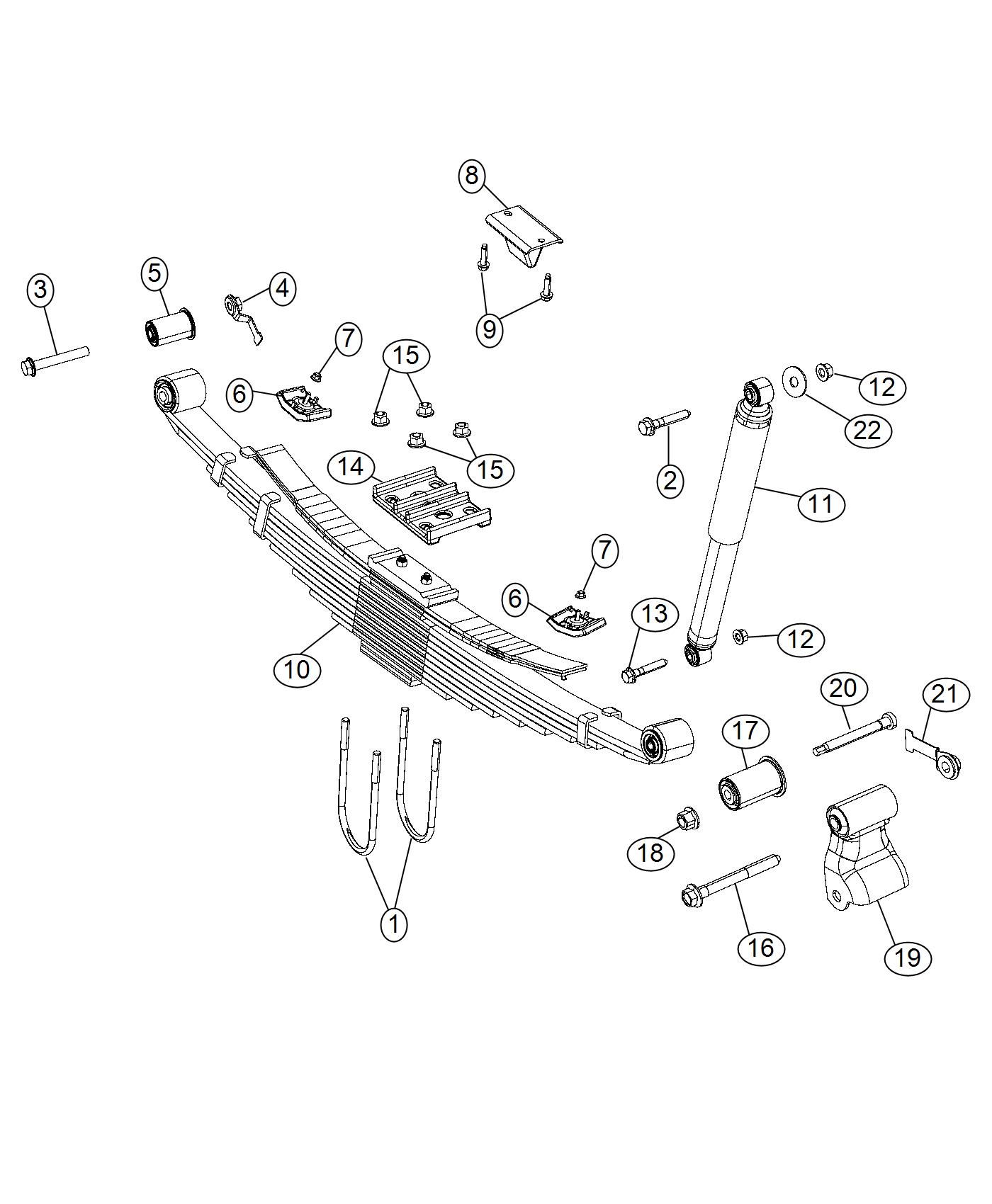 Diagram Suspension, Rear. for your 2009 Dodge Charger   