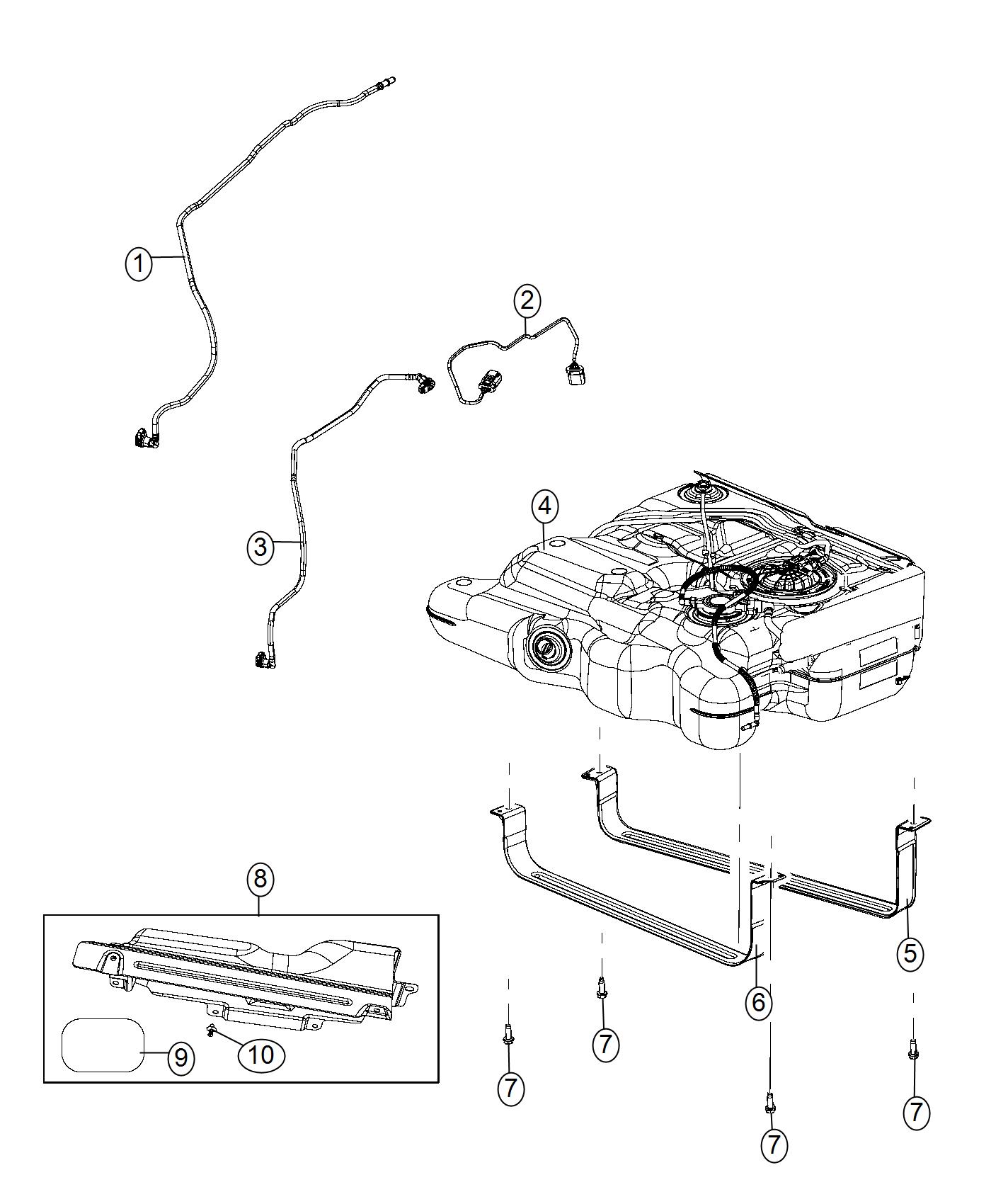 Diagram Fuel Tank. for your Dodge Grand Caravan  