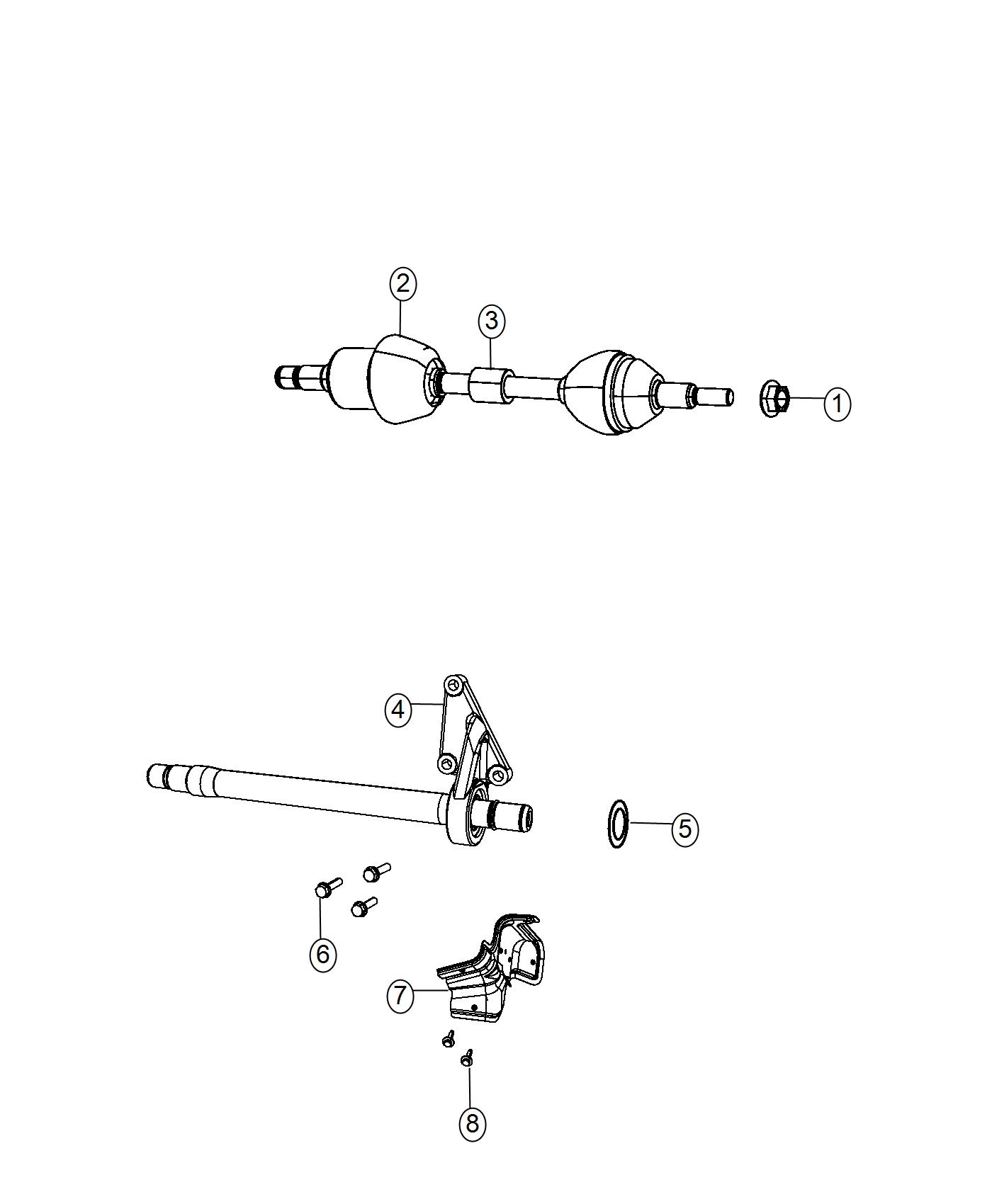 Diagram Shafts. for your 2016 Dodge Grand Caravan  EXPRESS 