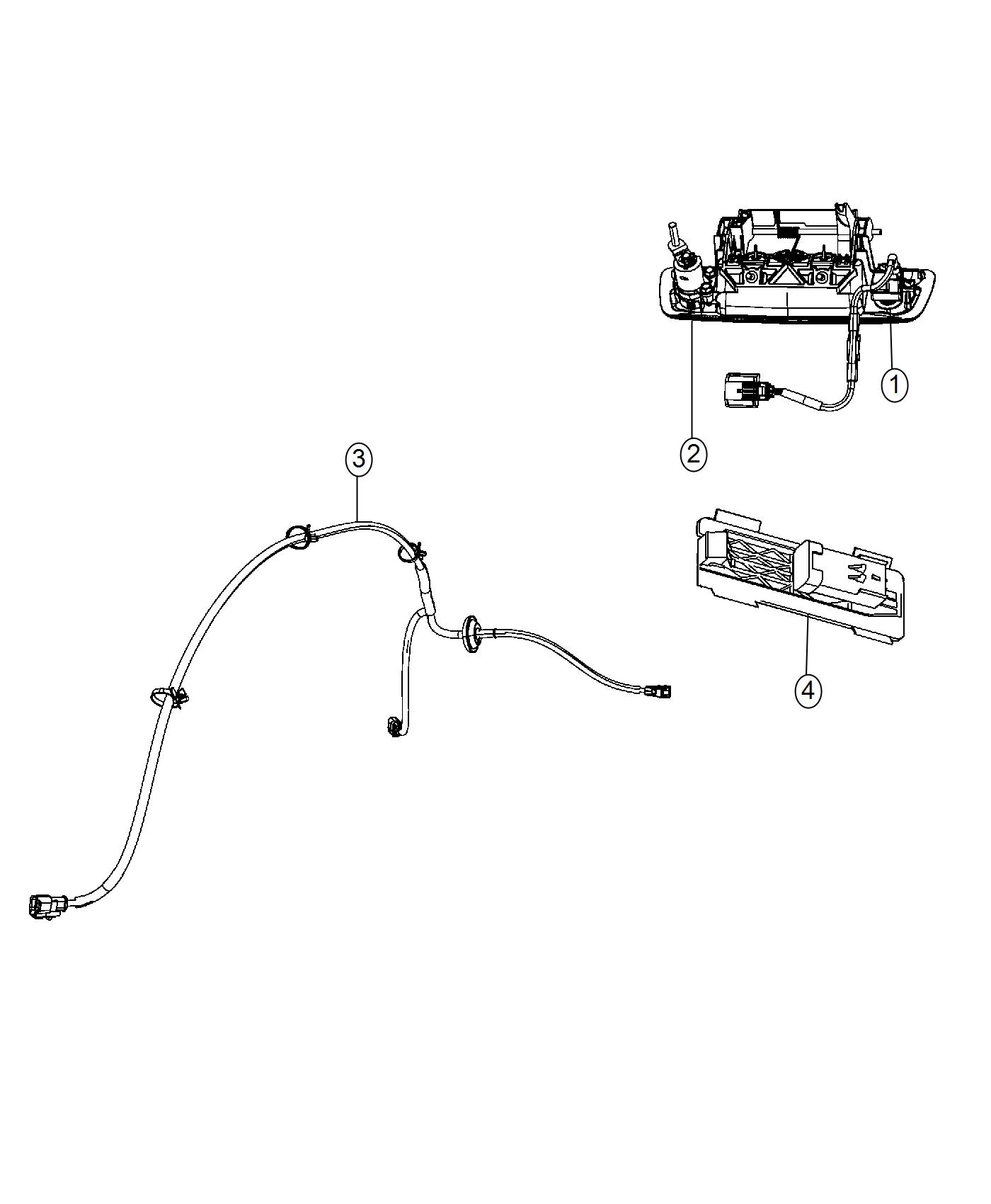 Diagram Rear Camera System. for your Ram 1500  