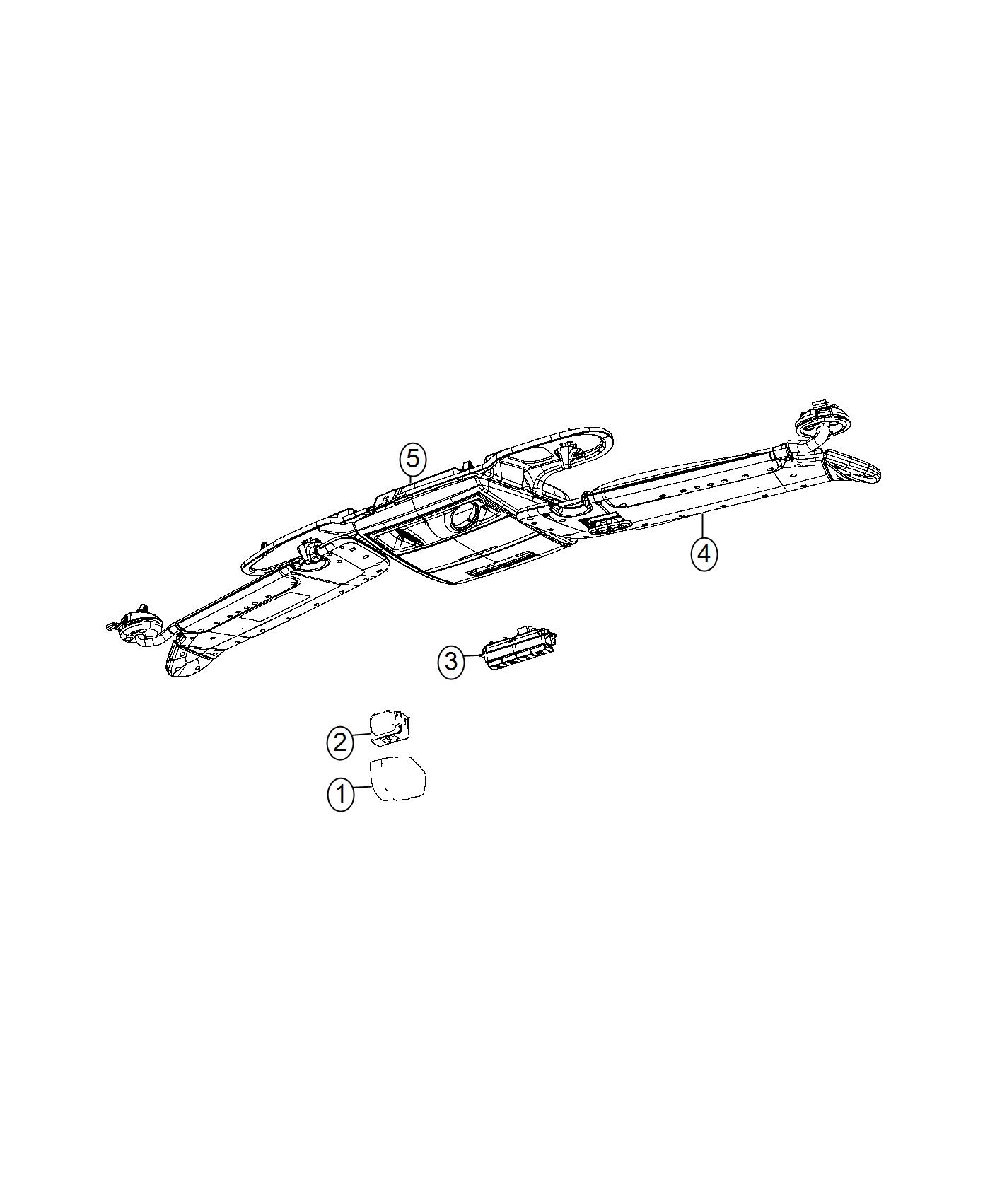 Diagram Module, Rain Sensor and Garage Opener. for your Chrysler Town & Country  