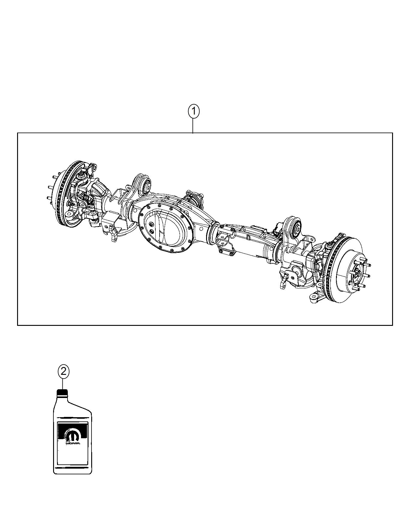 Axle Assembly. Diagram