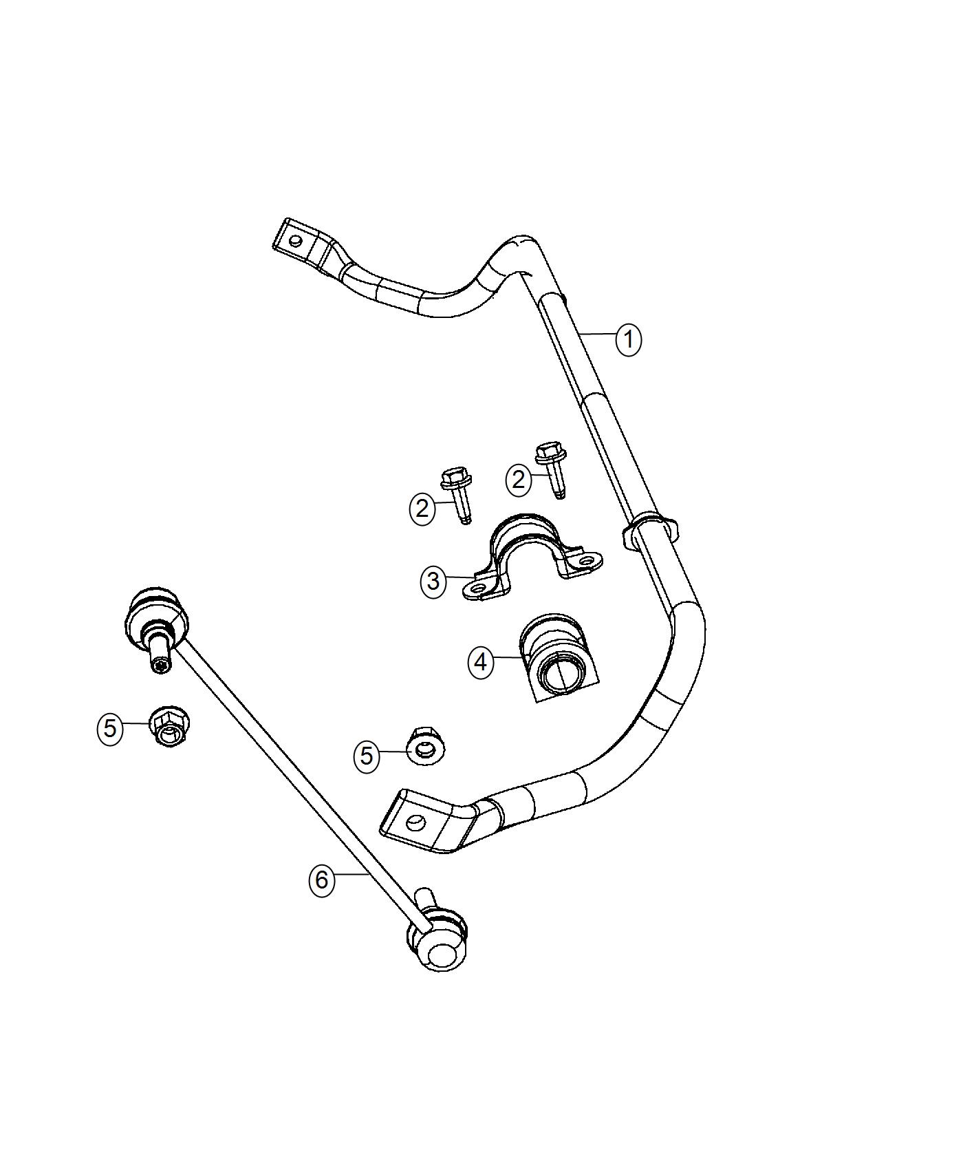 Diagram Stabilizer Bar,Front. for your Chrysler 300 M 