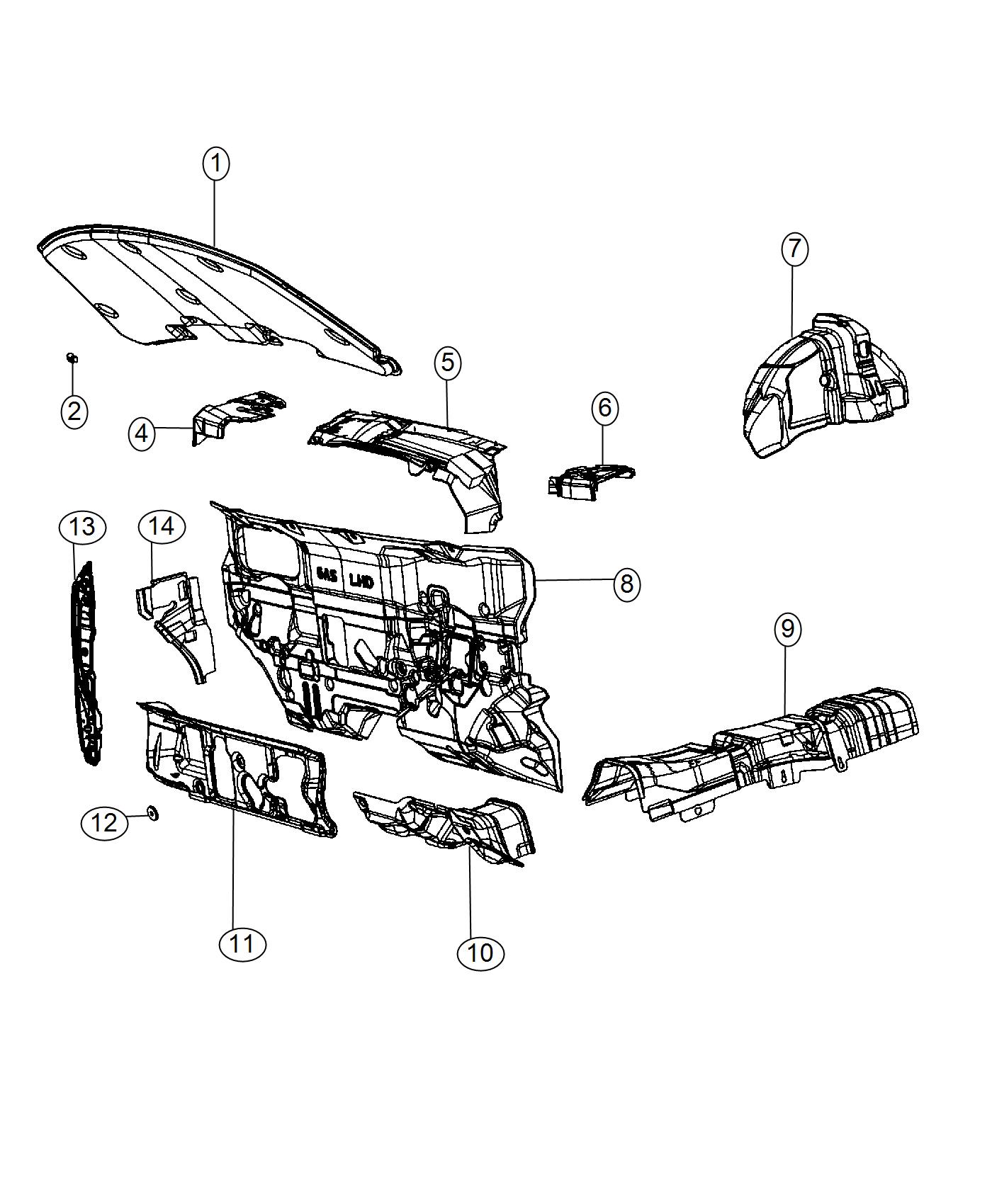 Diagram Silencers. for your 1999 Chrysler 300  M 